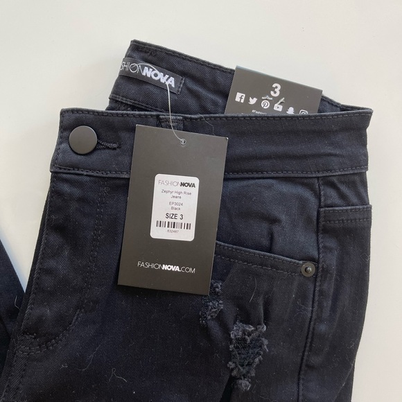 Fashion Nova Zephyr High Rise Jeans - 3 - Picture 7 of 8